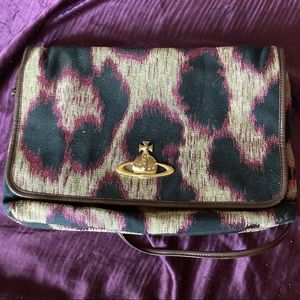 Sparkly pink vintage Vivienne Westwood cross-body